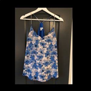 J crew tank top floral cami
